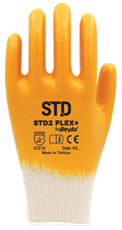 STD2 FLEX PLUS PAMUK NITRIL ELDV.NO:10