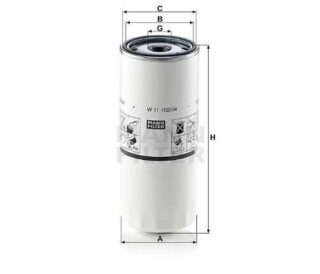 MANN W11102/34 RENO VOLVO YAĞ FİLTRESİ