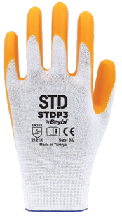 STD P3 NİTRİL ELDİVEN SARI NO:9