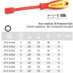 05 MM SÜNGÜSÜ İZOLELİ LOKMA TORN.1000V İZELTAŞ