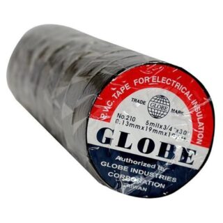 ELEKTRİKÇİ BANDI SİYAH GLOBE 19 mm