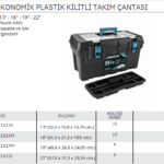 EUROSTAR METAL KİLİTLİ 22" EKO TAKIM ÇANTASI