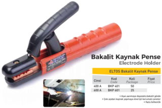 ELTOS 401 A BAKALİT KAYNAK PENSESİ