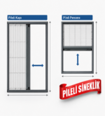 PLİSE KAPI SİNEKLİK