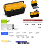21" STRONGO PLASTİK KİLİT SARI PORT-BAG S.P-03