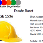 İŞÇİ BARETİ MAVİ GE 1536