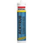 SOUDAL 500 GR ACRYRUB SİLİKONİZE MASTİK ANTRASİT
